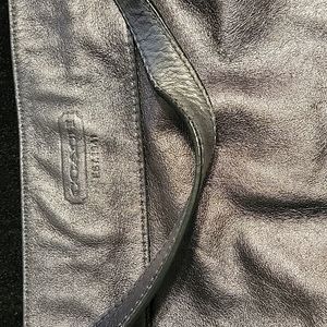 Silver Coach shoulder bag